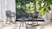 Chaise de jardin à bascule Forest