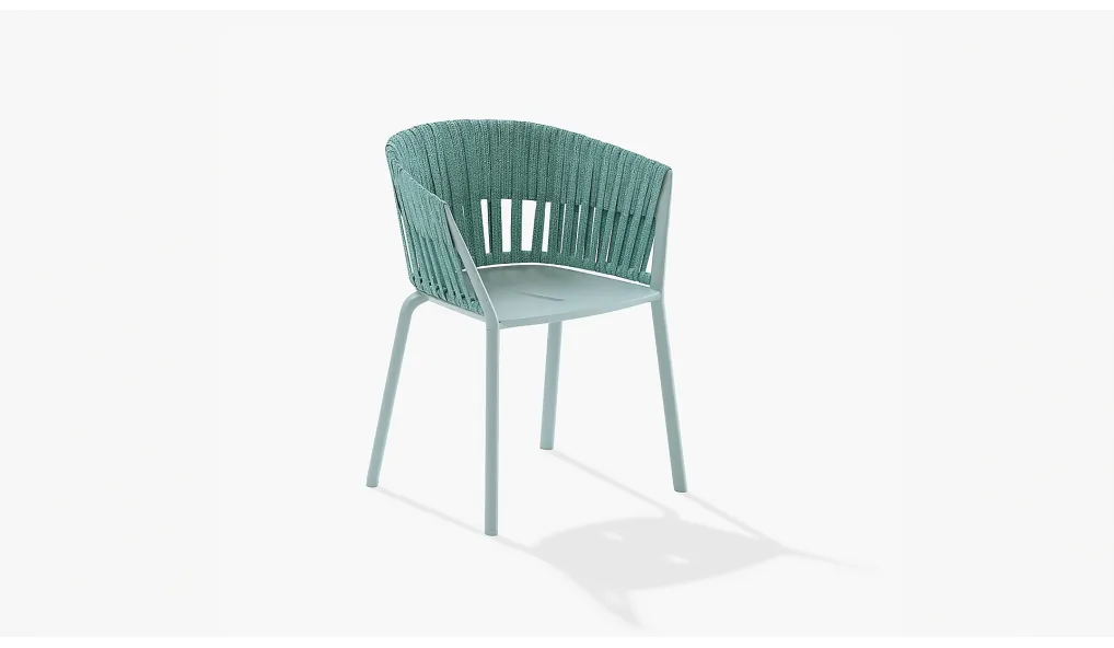 Chaise de jardin Ria avec tressage