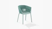 Chaise de jardin Ria avec tressage