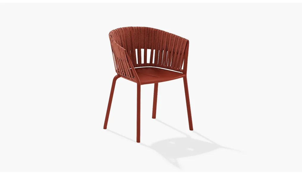 Chaise de jardin Ria avec tressage