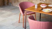 Chaise de jardin Ria avec dossier matelassé Fast - 3