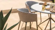 Chaise de jardin Ria avec dossier matelassé Fast - 4