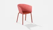 Chaise de jardin Ria avec dossier matelassé Fast - 1