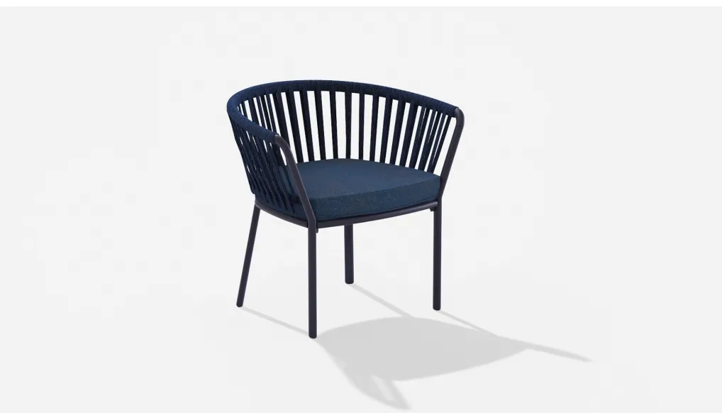 Fauteuil Ria avec tressage