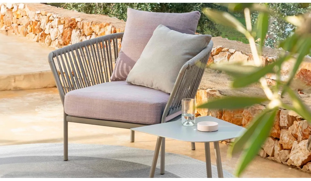 Fauteuil Ria avec tressage