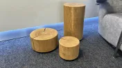 Cylindres en bois