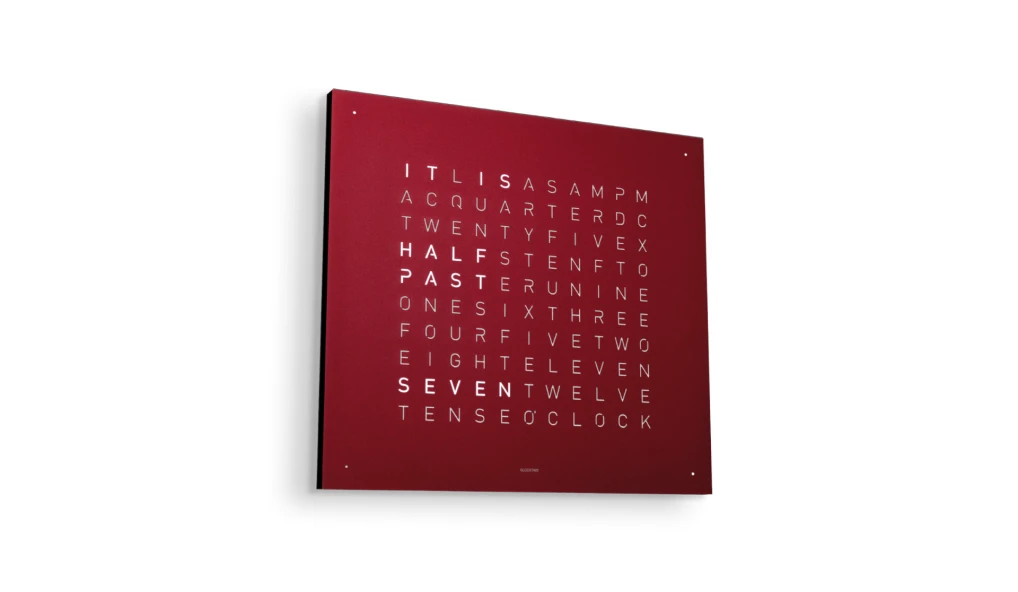 QLOCKTWO TERRE 45 Série Acier