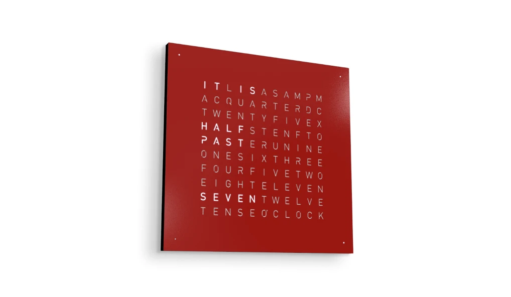 QLOCKTWO TERRE 90 Série Acier