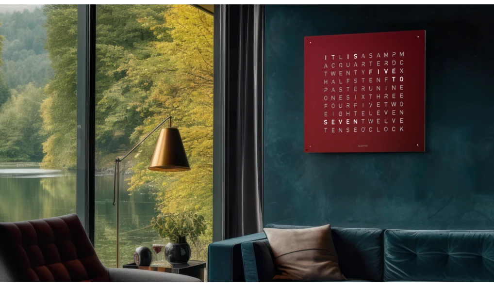 QLOCKTWO TERRE 90 Série Acier